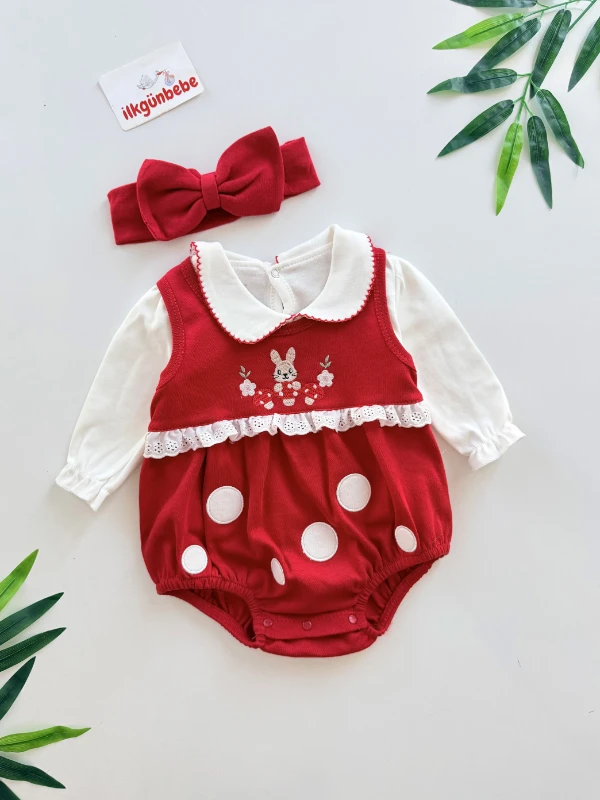 Bunny Body Romper Bandana Set 