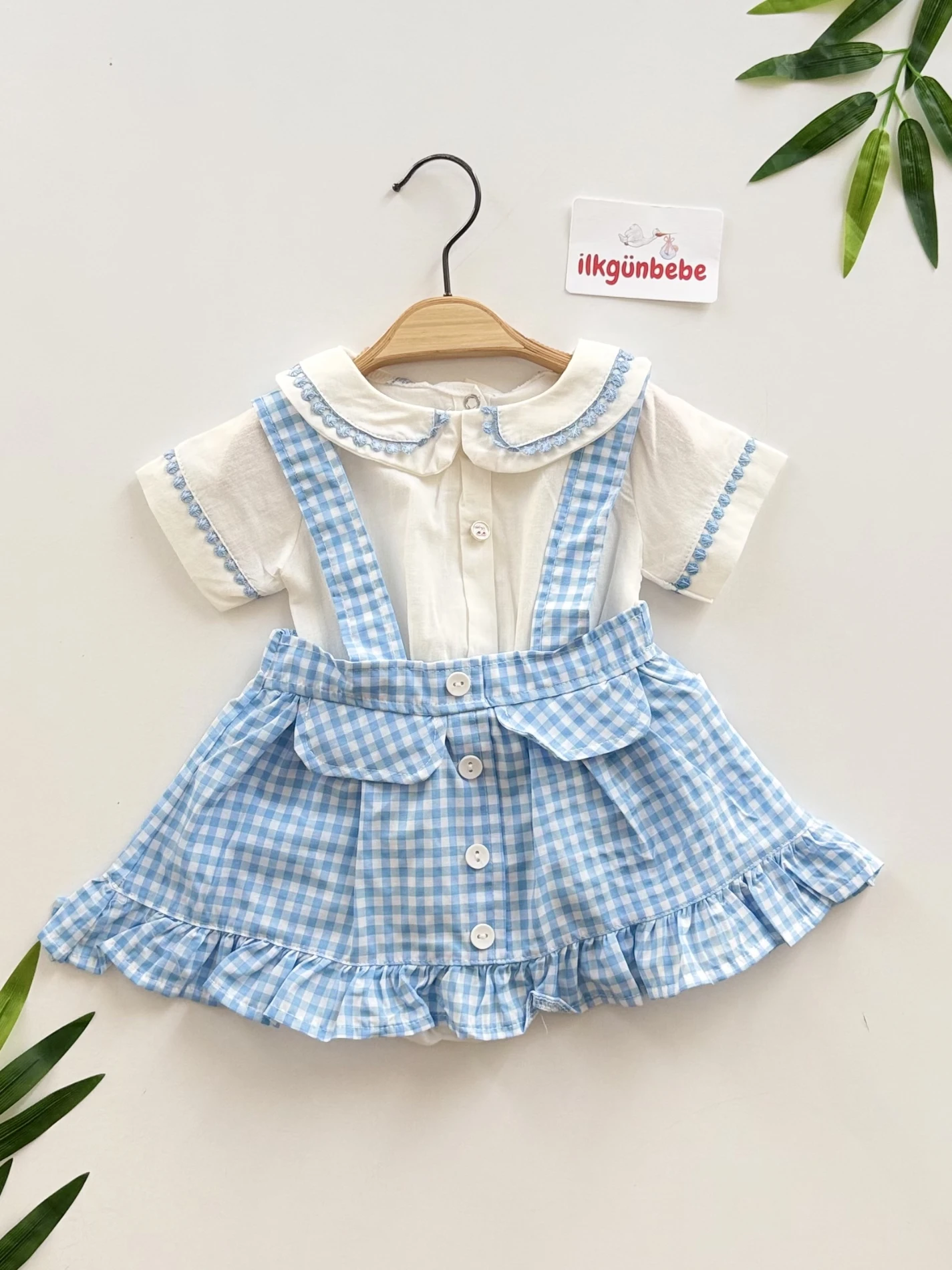 Cute Bear Kulaklı 2’li Salopet