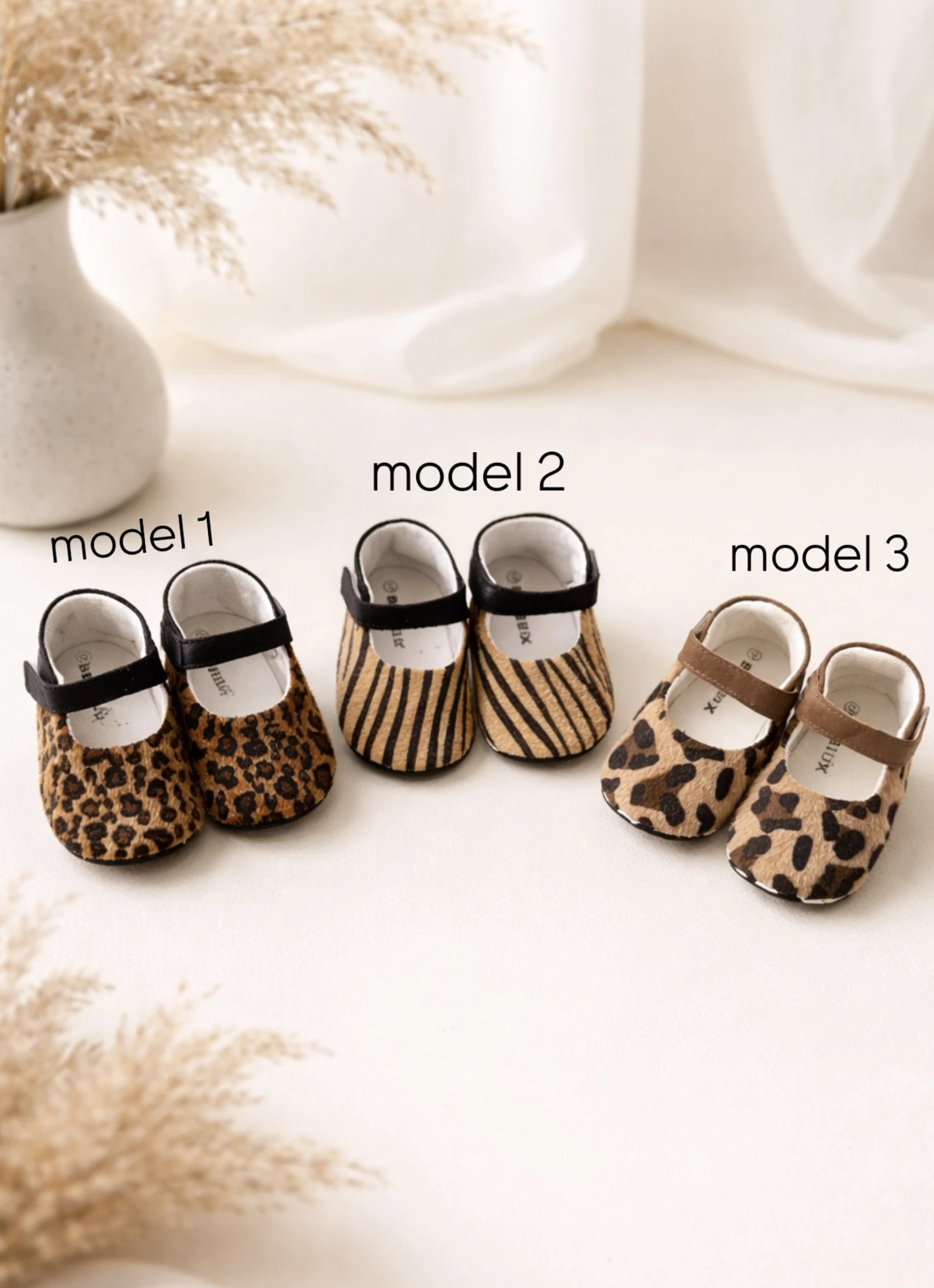 Leopar Babet Ayakkabı  