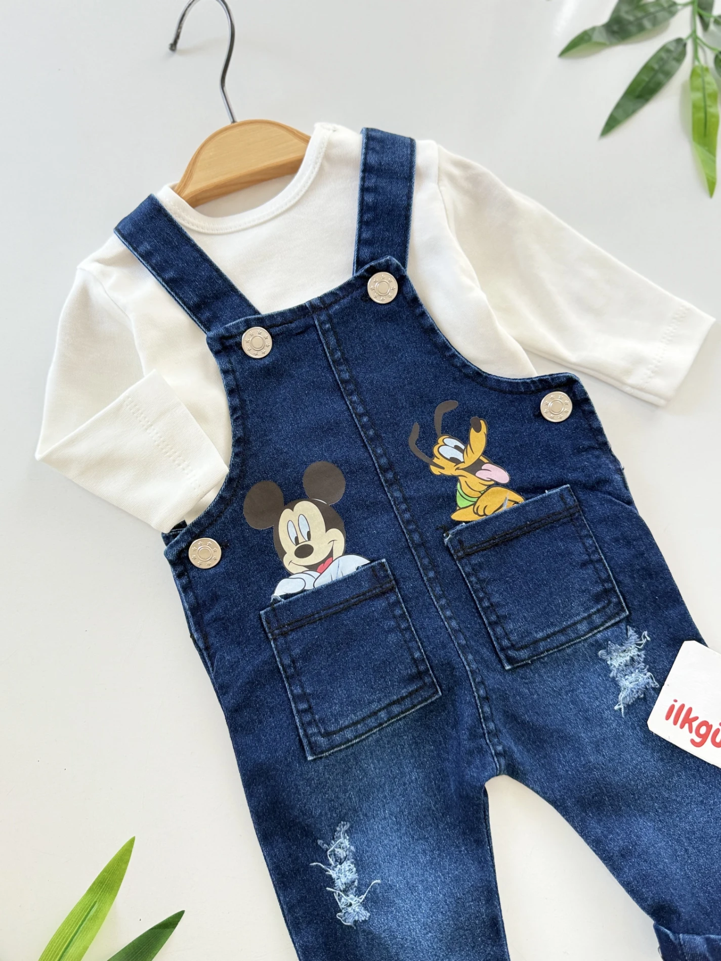  Bodyli Tom And Jerry Kot Salopetli Set