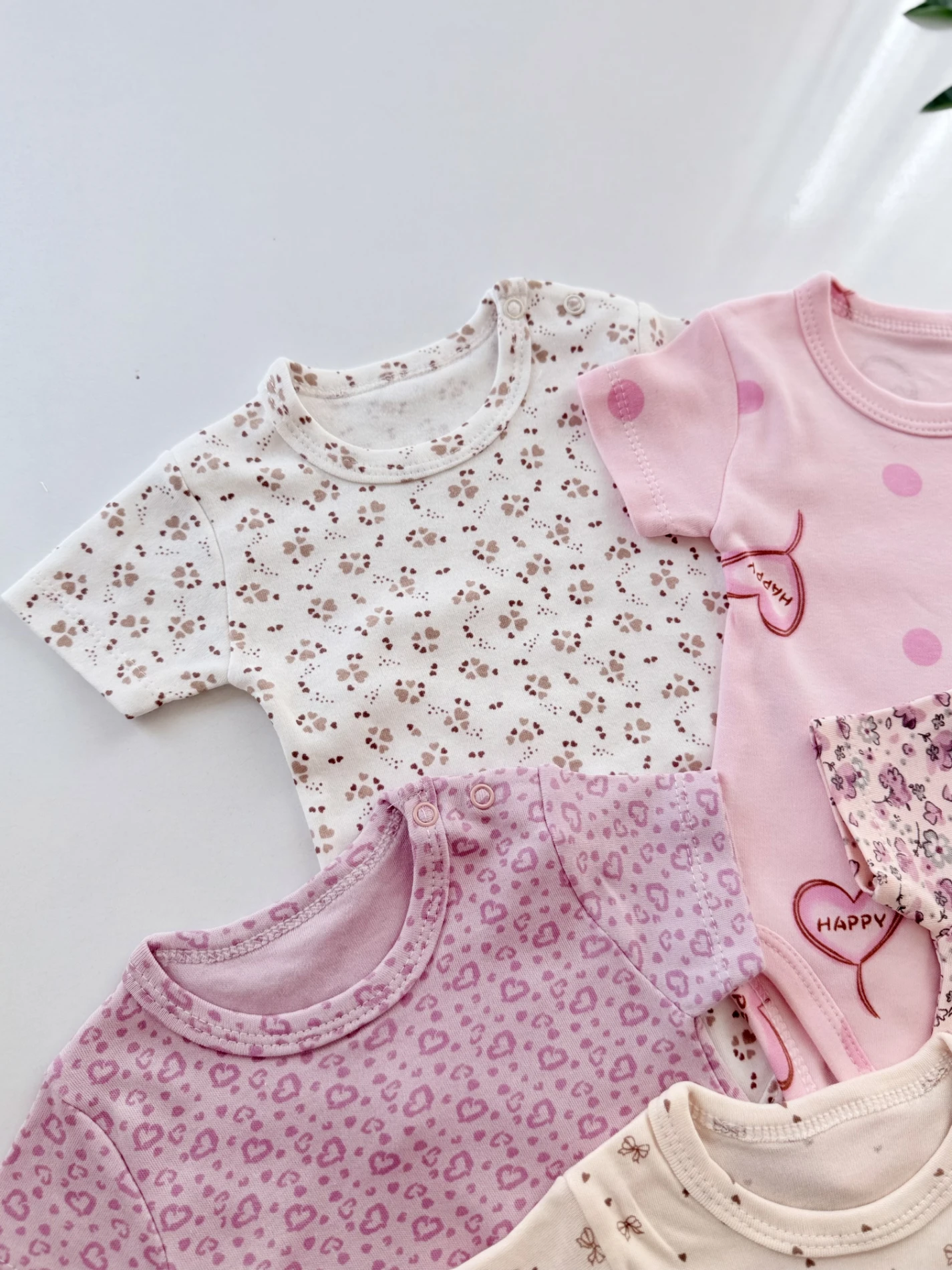 Rengarenk Desenli 5’li Body Set