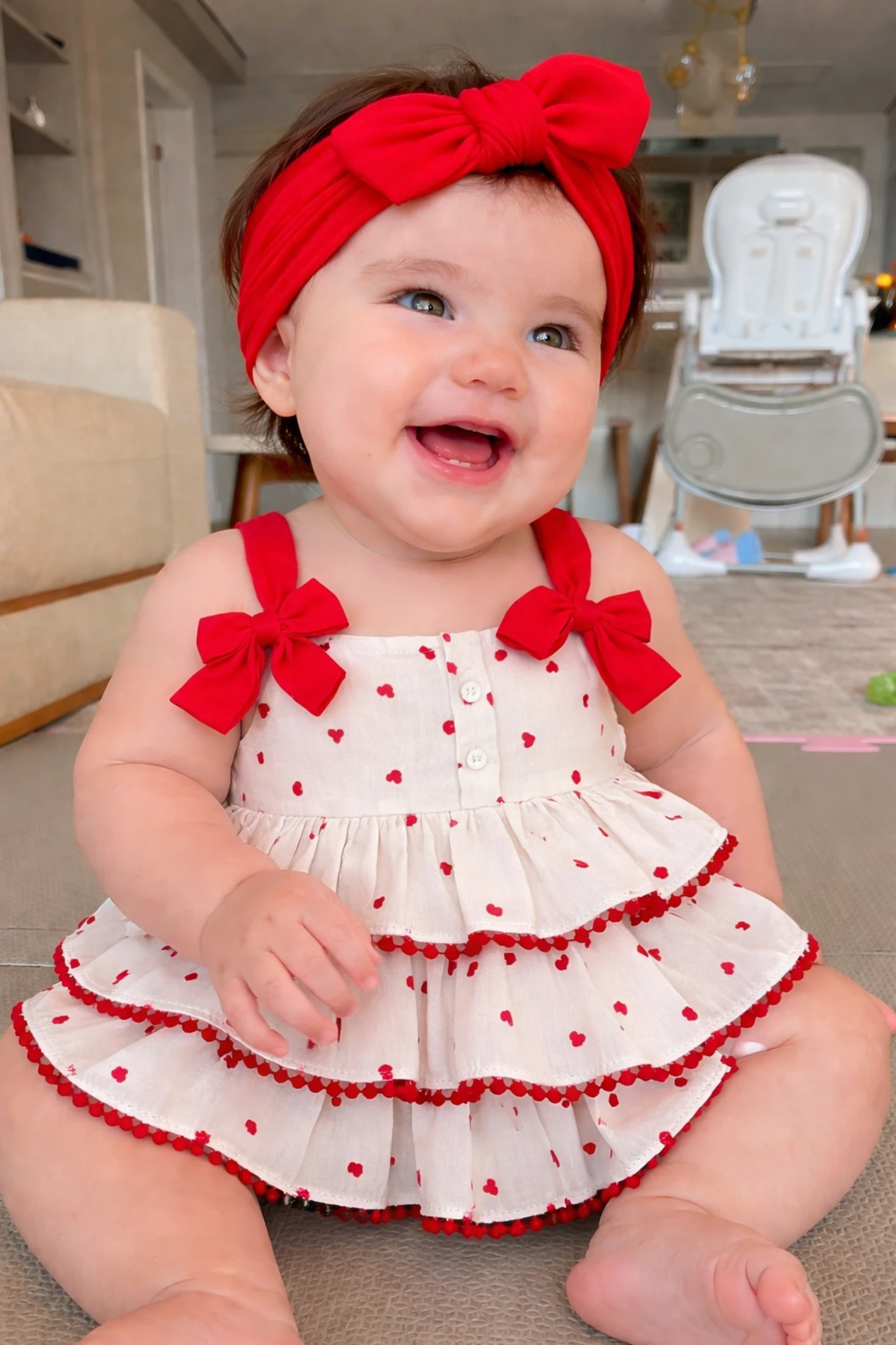 Lovely   Fiyonk Omuz Bağlamalı Yazlık Müslin Romper