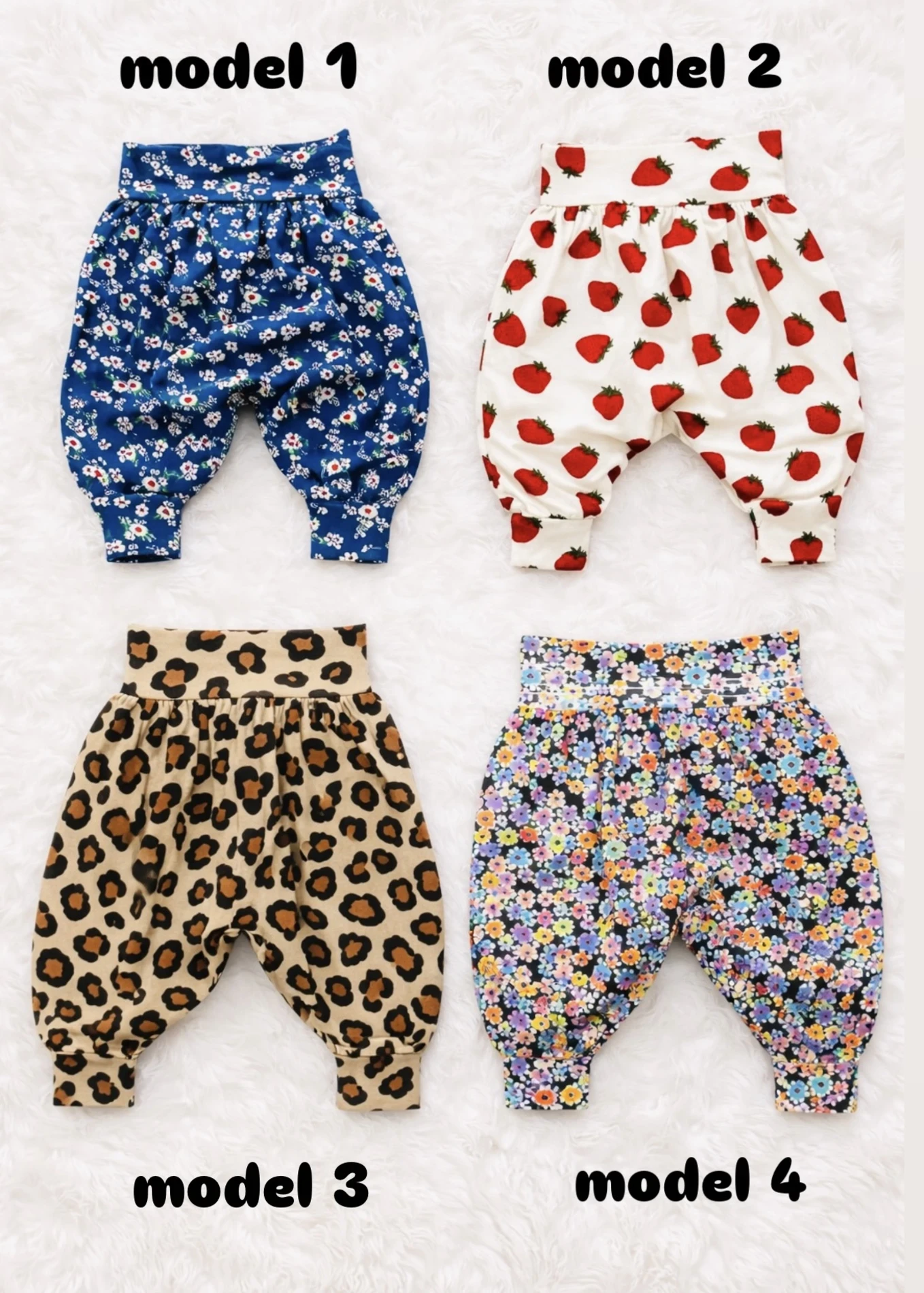 Çilek Desenli Şalvarlı UZUN Kollu Tişörtlü  3’lü Bandanalı  Takım