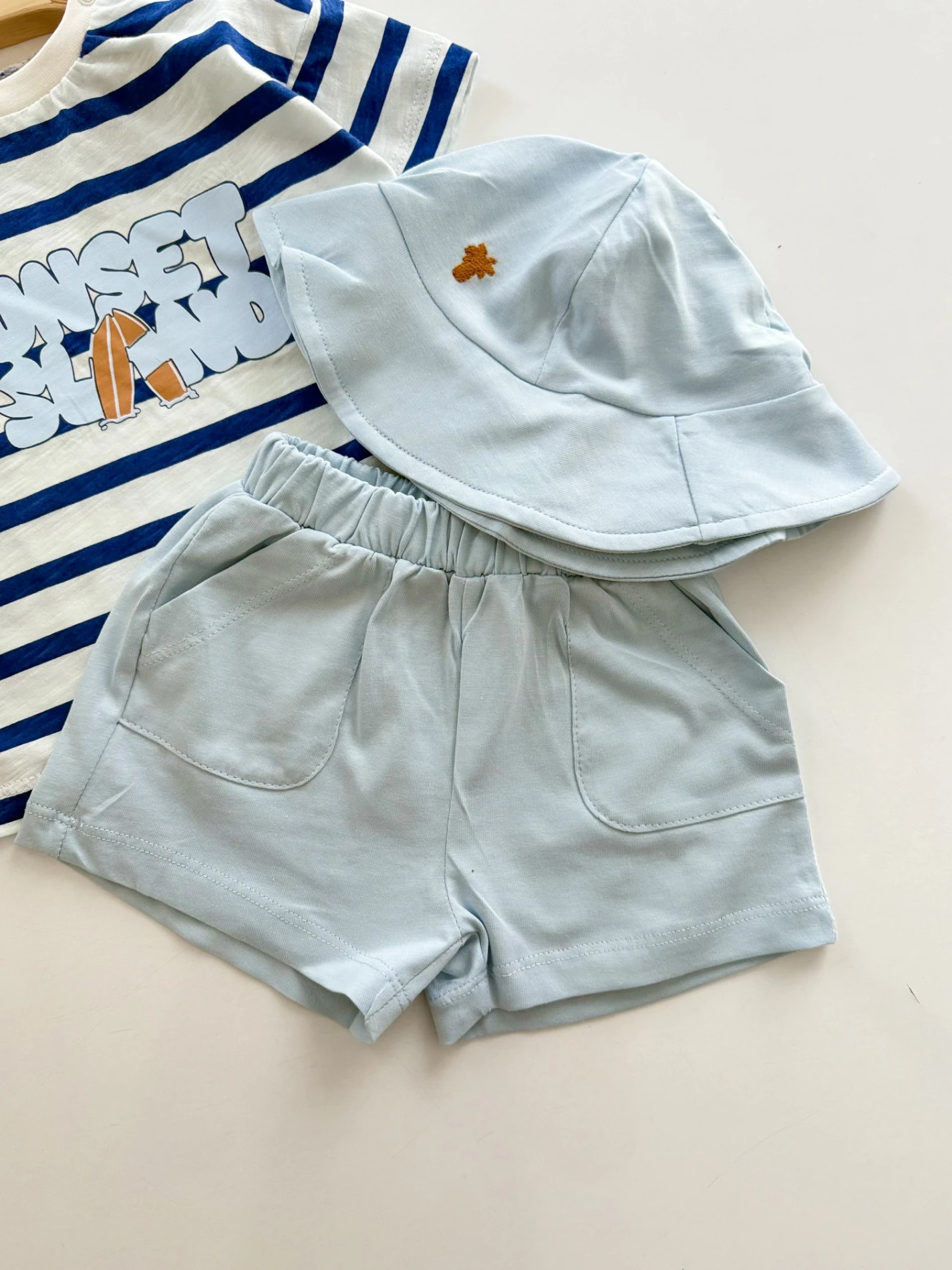 Sunset Island Bucket Şapkalı 3’lü Takım