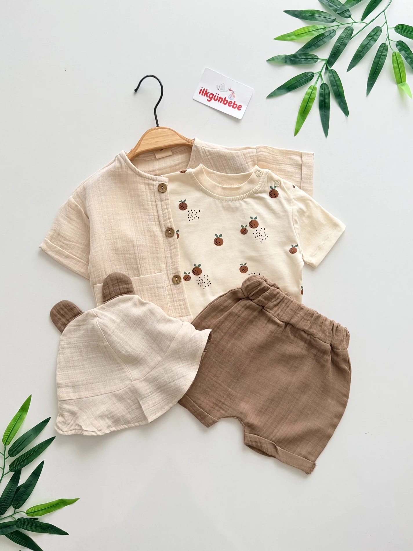 Little Bear Müslin 4’lü Takım