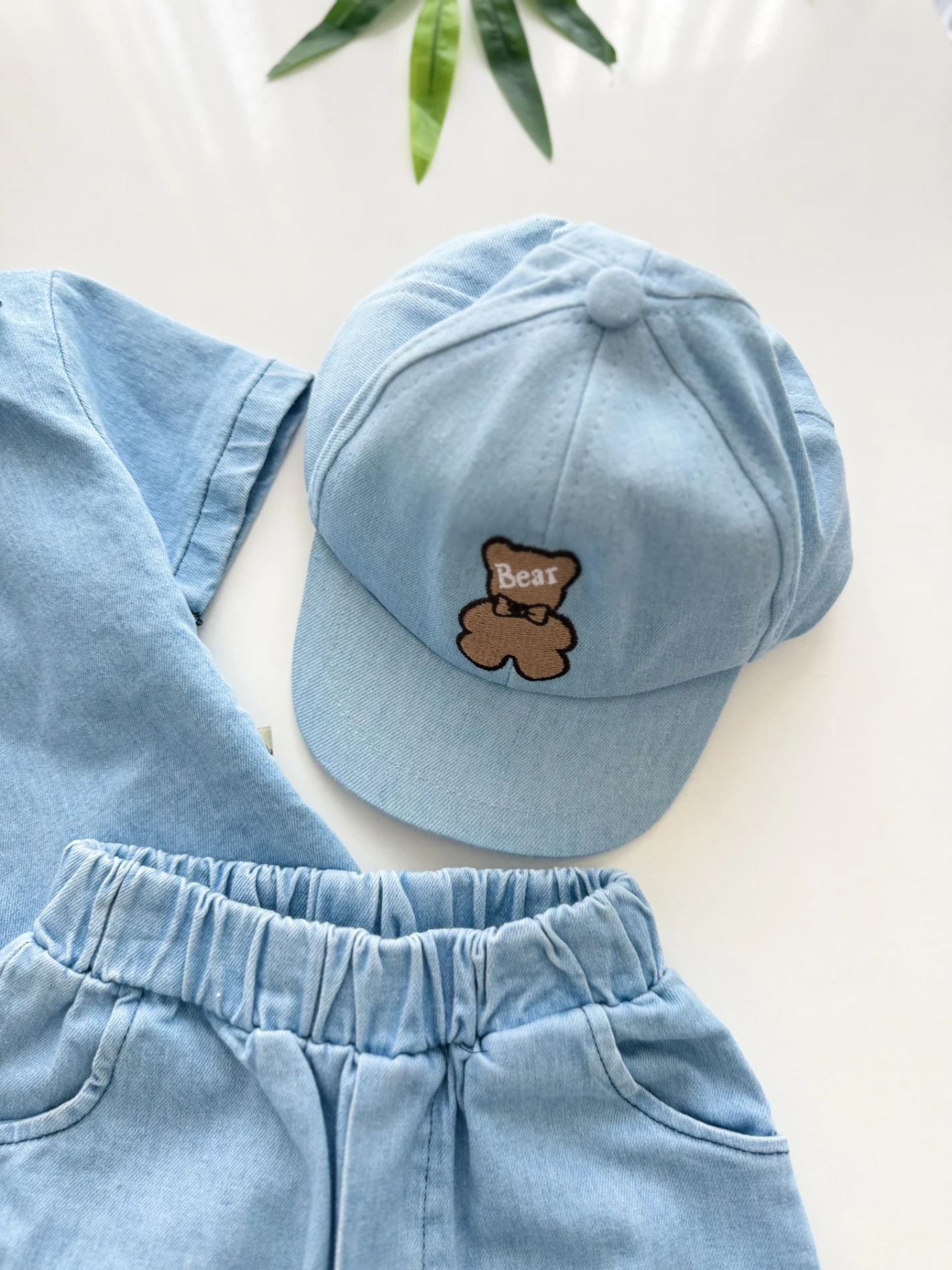 Bear Kot Denim Serisi: 4'lü Bebek Takımı