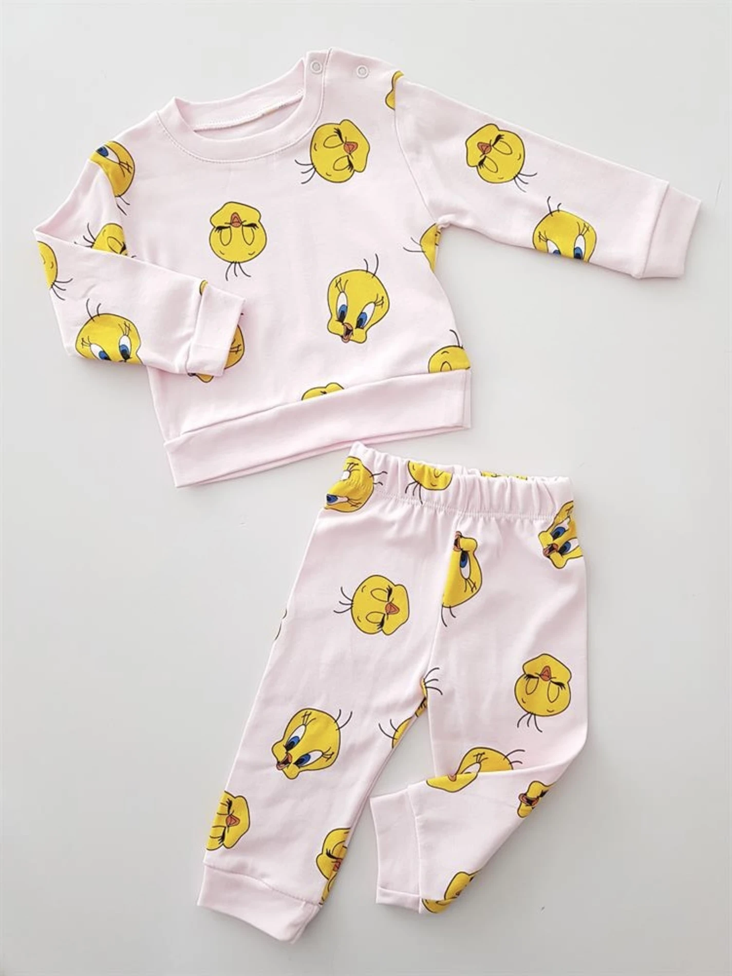 tweety baskılı mevsimlik 2’li takm