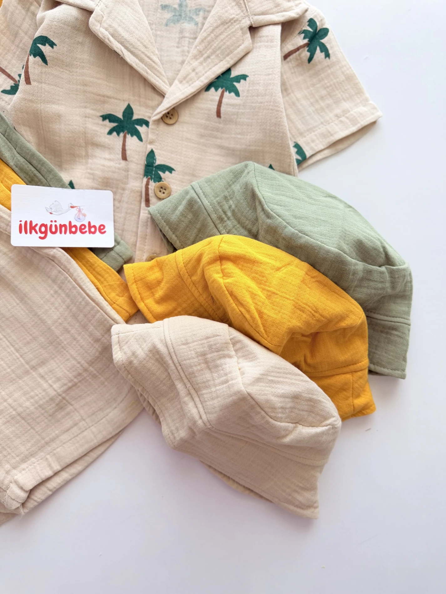 Palm Beach 3’lü Müslin Set