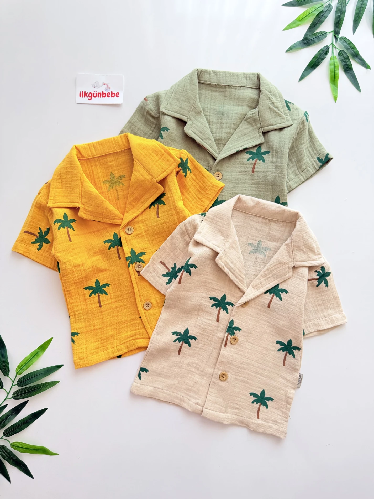 Palm Beach 3’lü Müslin Set