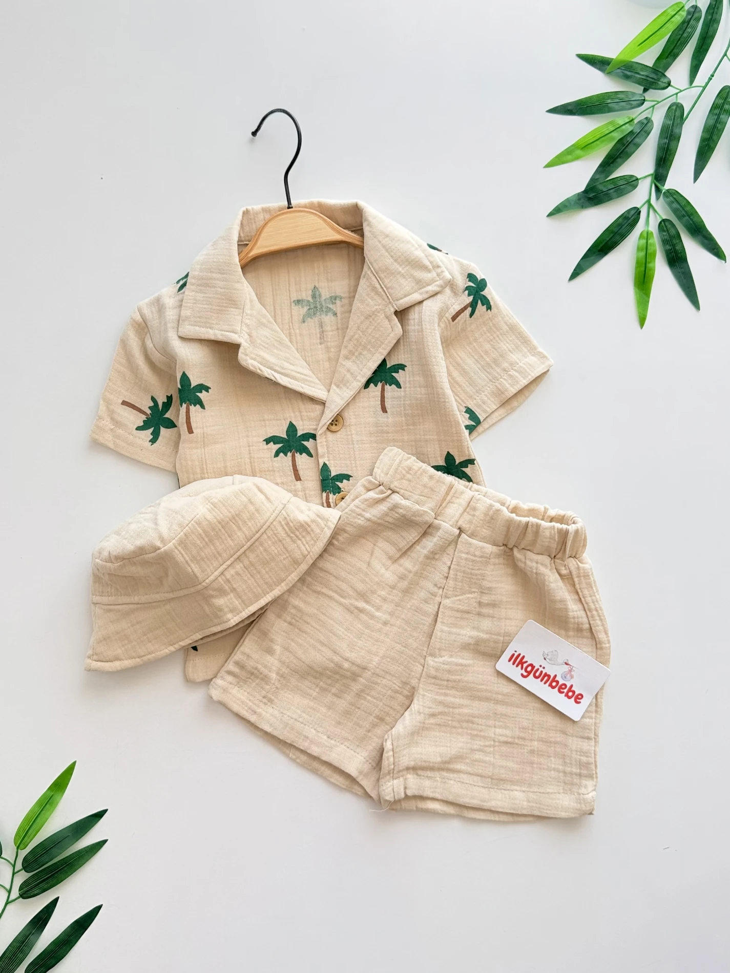 Palm Beach 3’lü Müslin Set