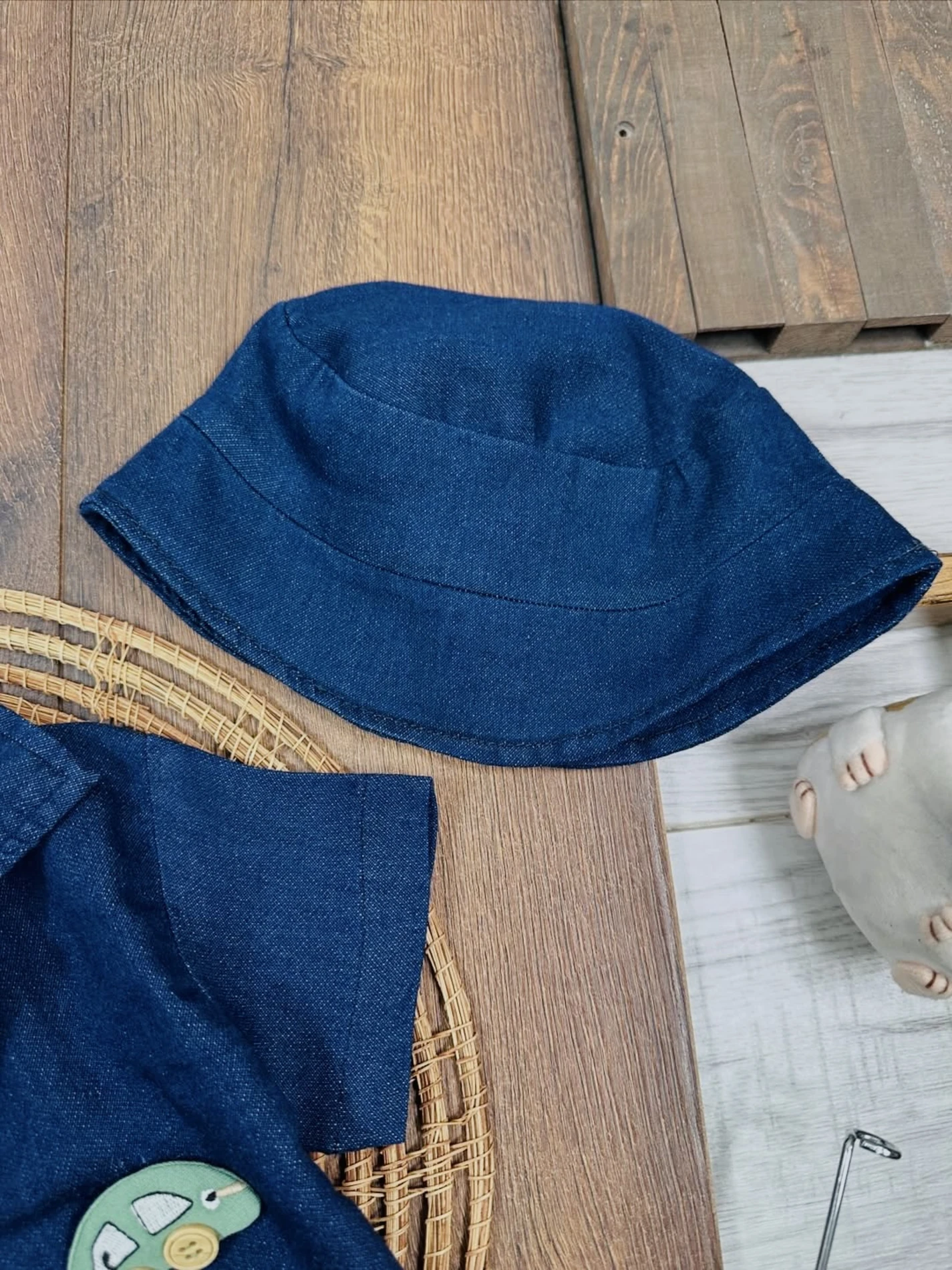 Kot Likralı Şapkalı Araba Oyuncaklı  Badili 4lü Yazlık Takım 