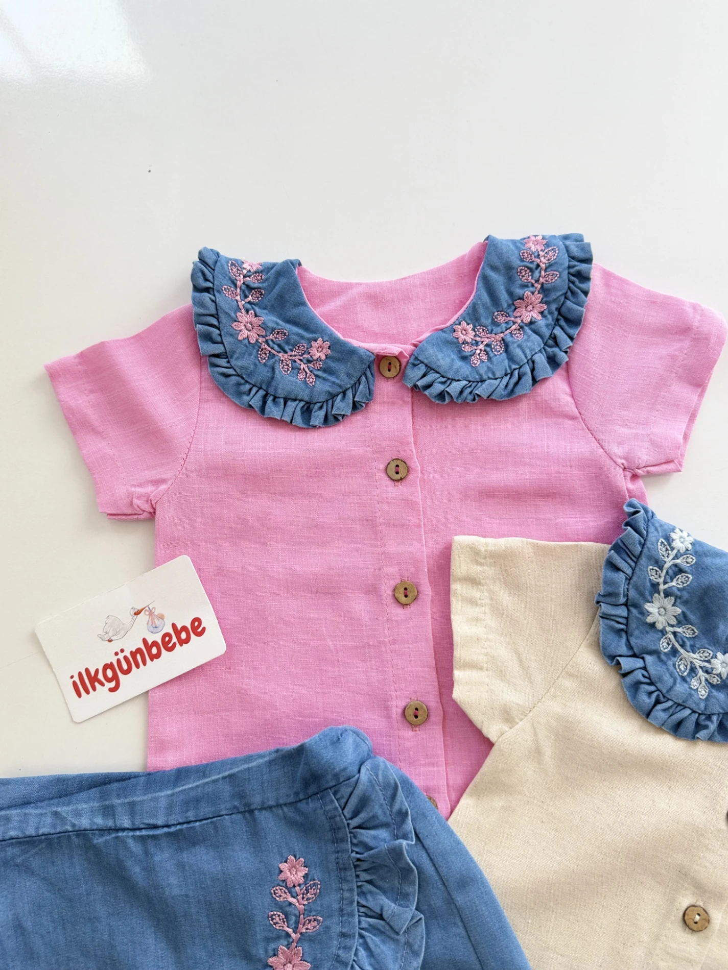 Little Daisy Keten 2’li Takım