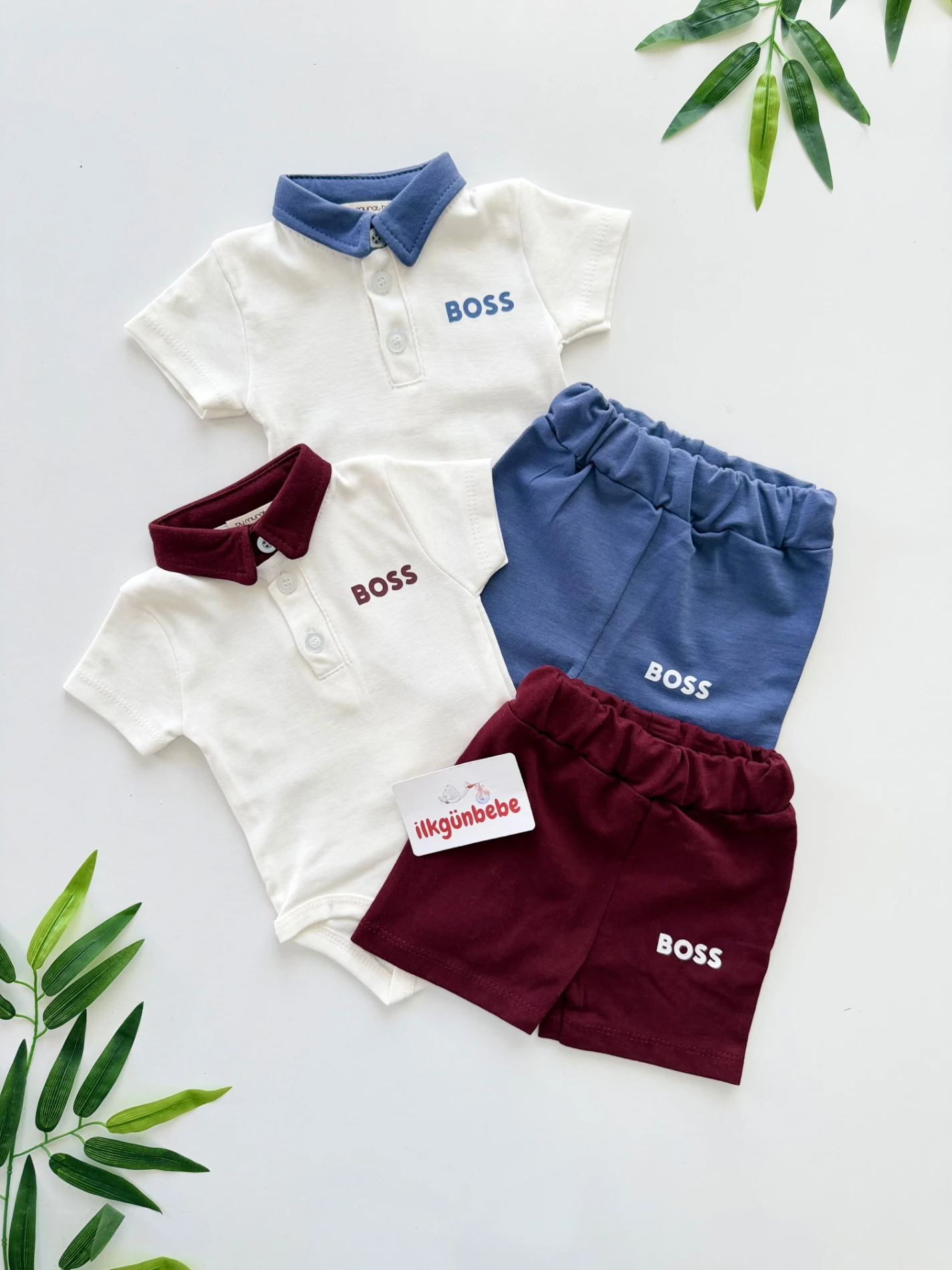 Mini Boss Polo Şortlu Takım