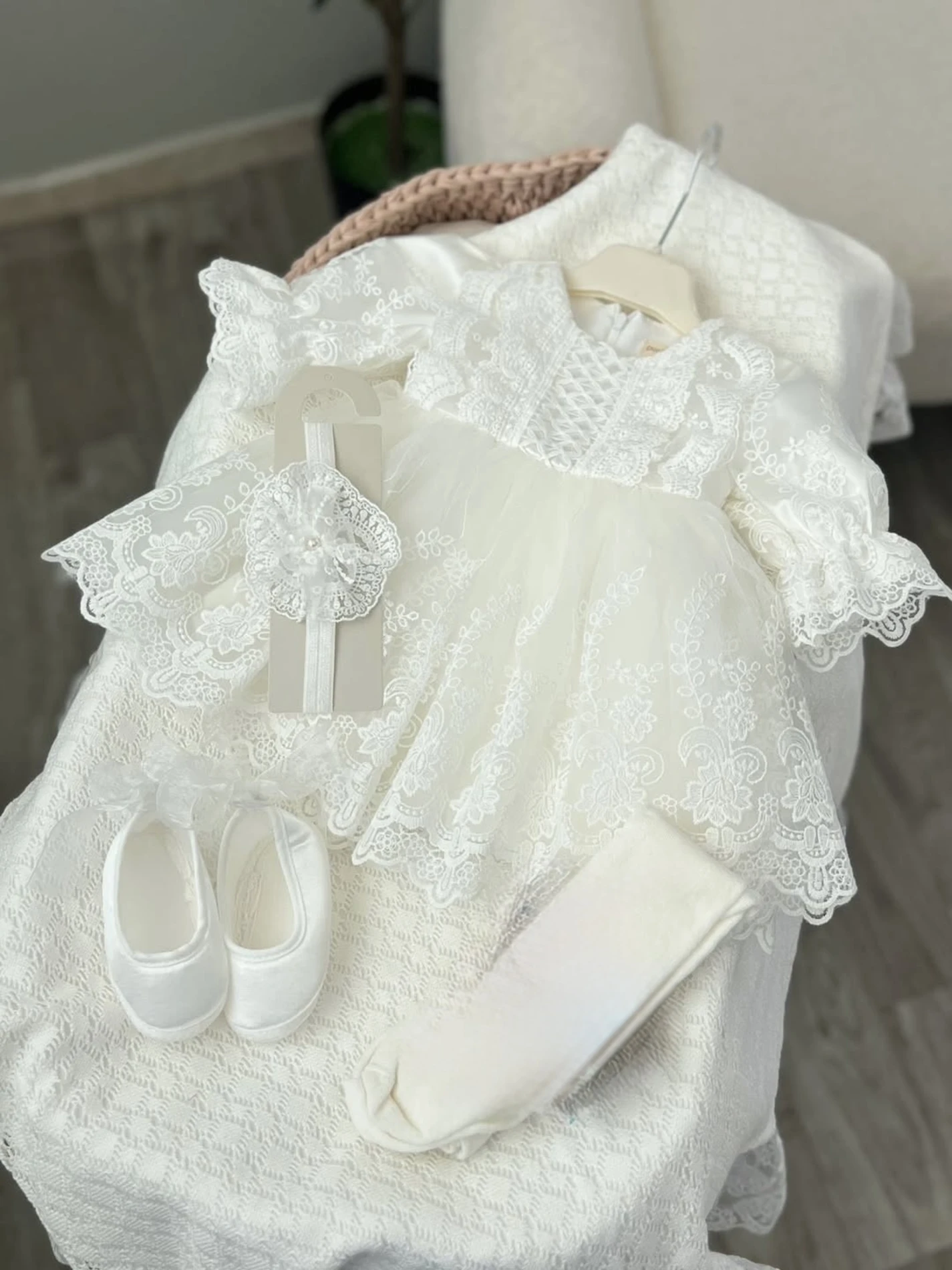 Bella Özel Gün Mevlütlük  Dantelli 4 Parça Premium Set