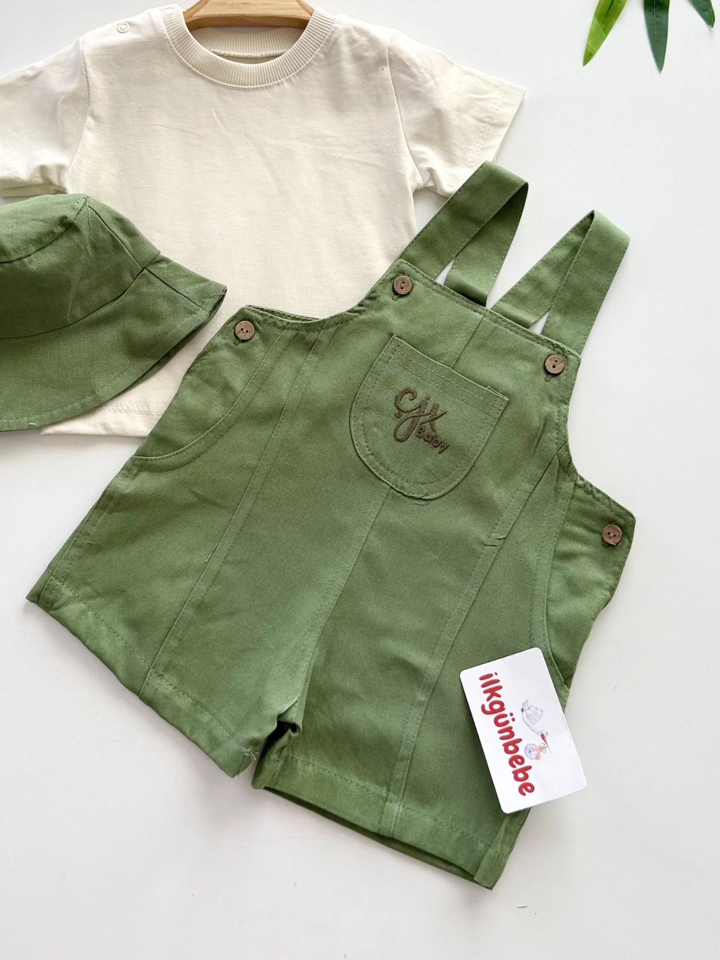 Gabardin Bucket Şapkalı 3’lü Set