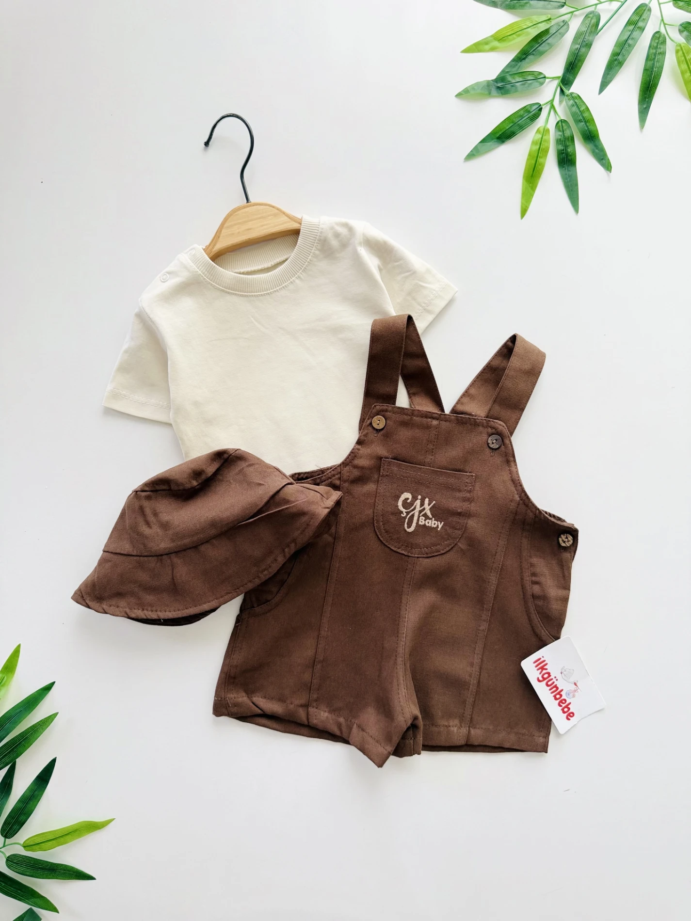 Gabardin Bucket Şapkalı 3’lü Set