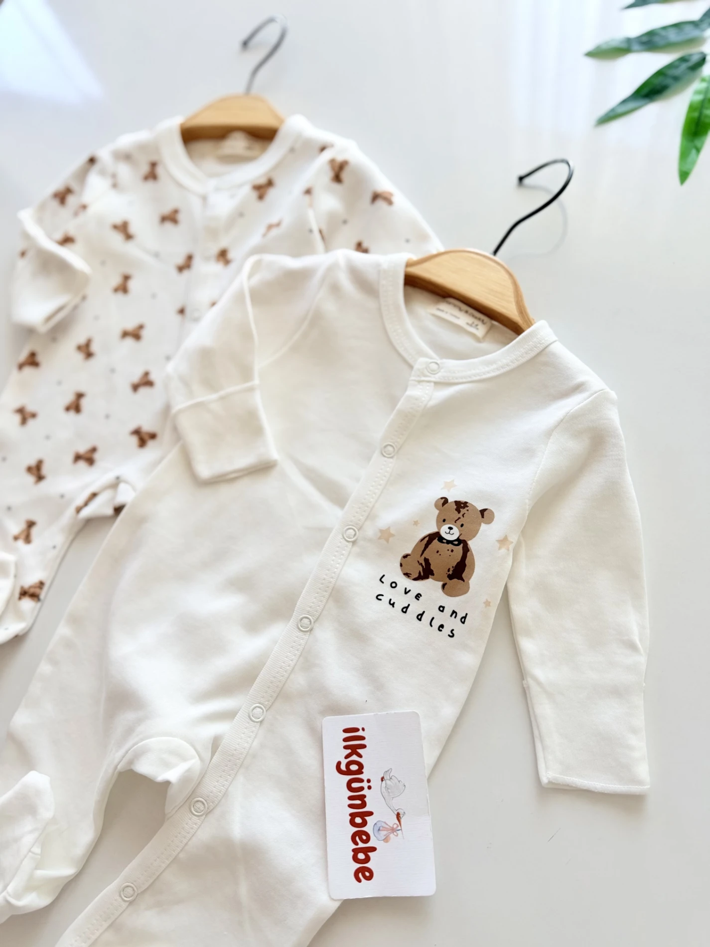 Teddy Bear %100 Pamuk Tulum Set