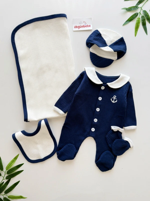 Cool Boy %100 Pamuk Yumuşacık Premium Battaniyeli 5 Parça Set