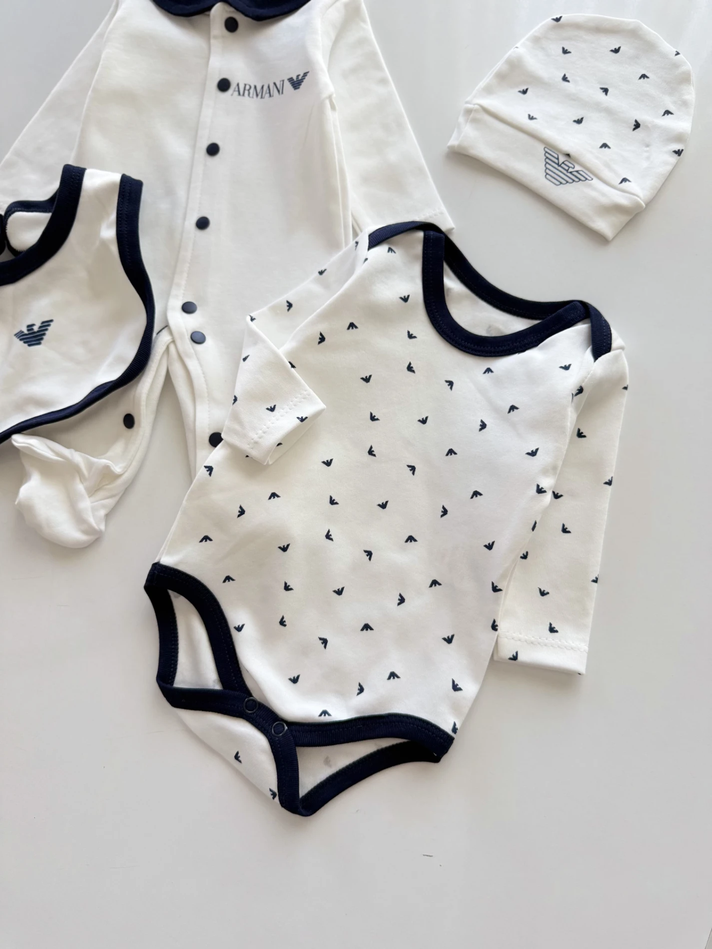 Marka %100 Pamuk Body Tulum 4 Parça Set