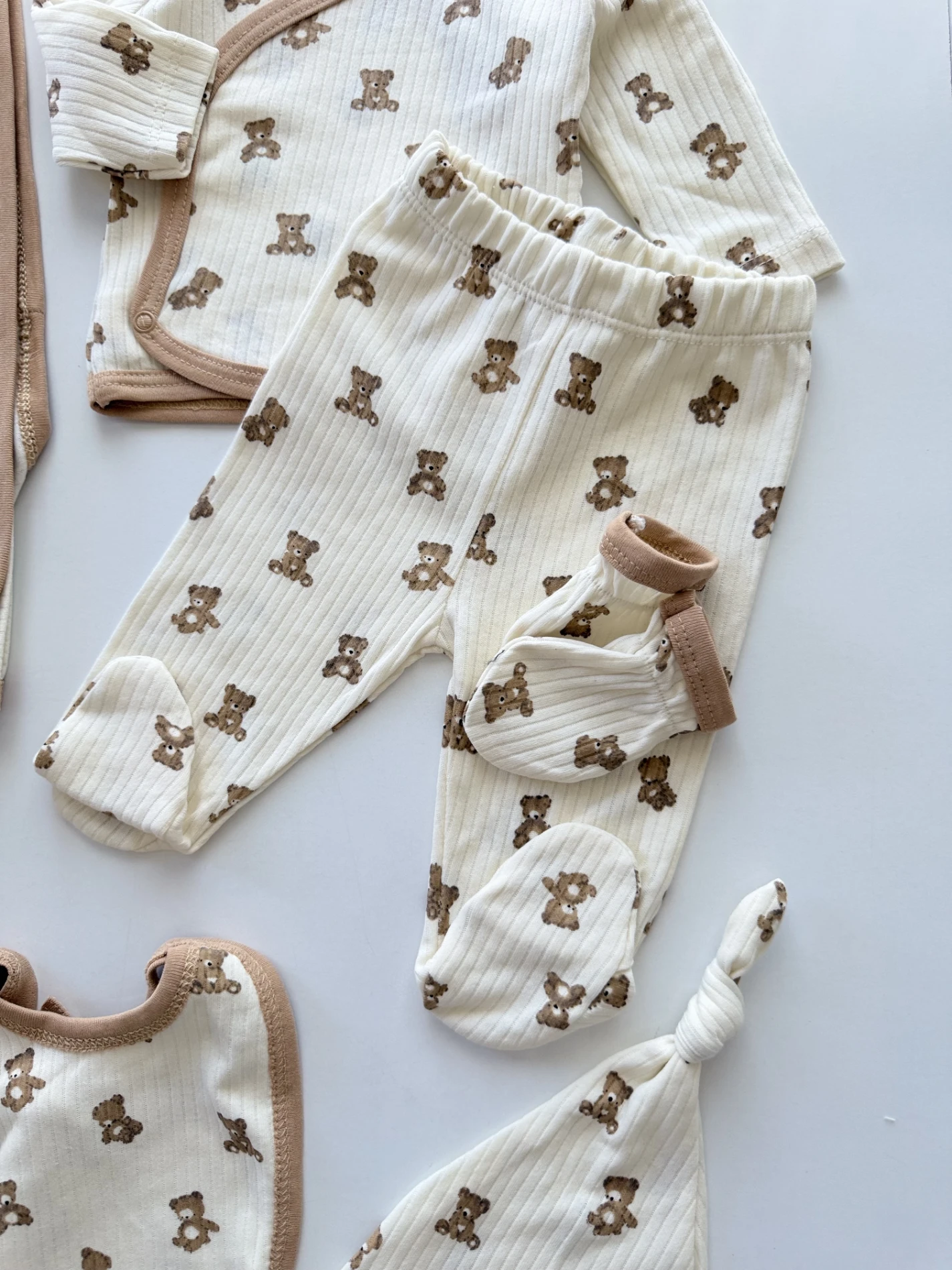 Teddy Pinterest   7 Parça %100 Pamuk Yenidoğan Set