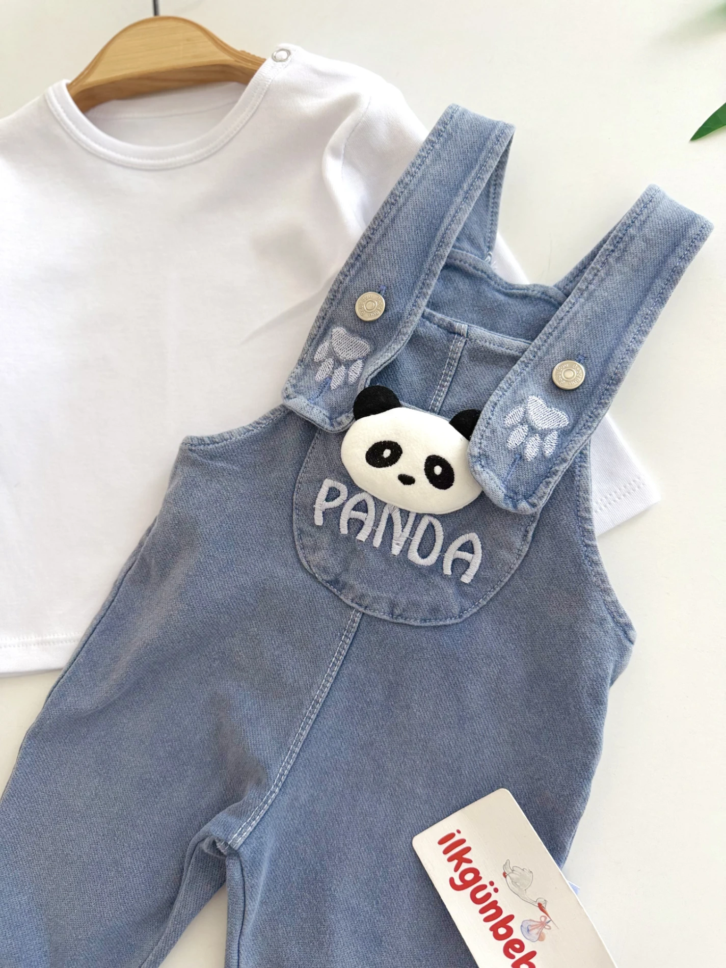 Panda Likralı Kot Kumaş Badili 2’li Takım