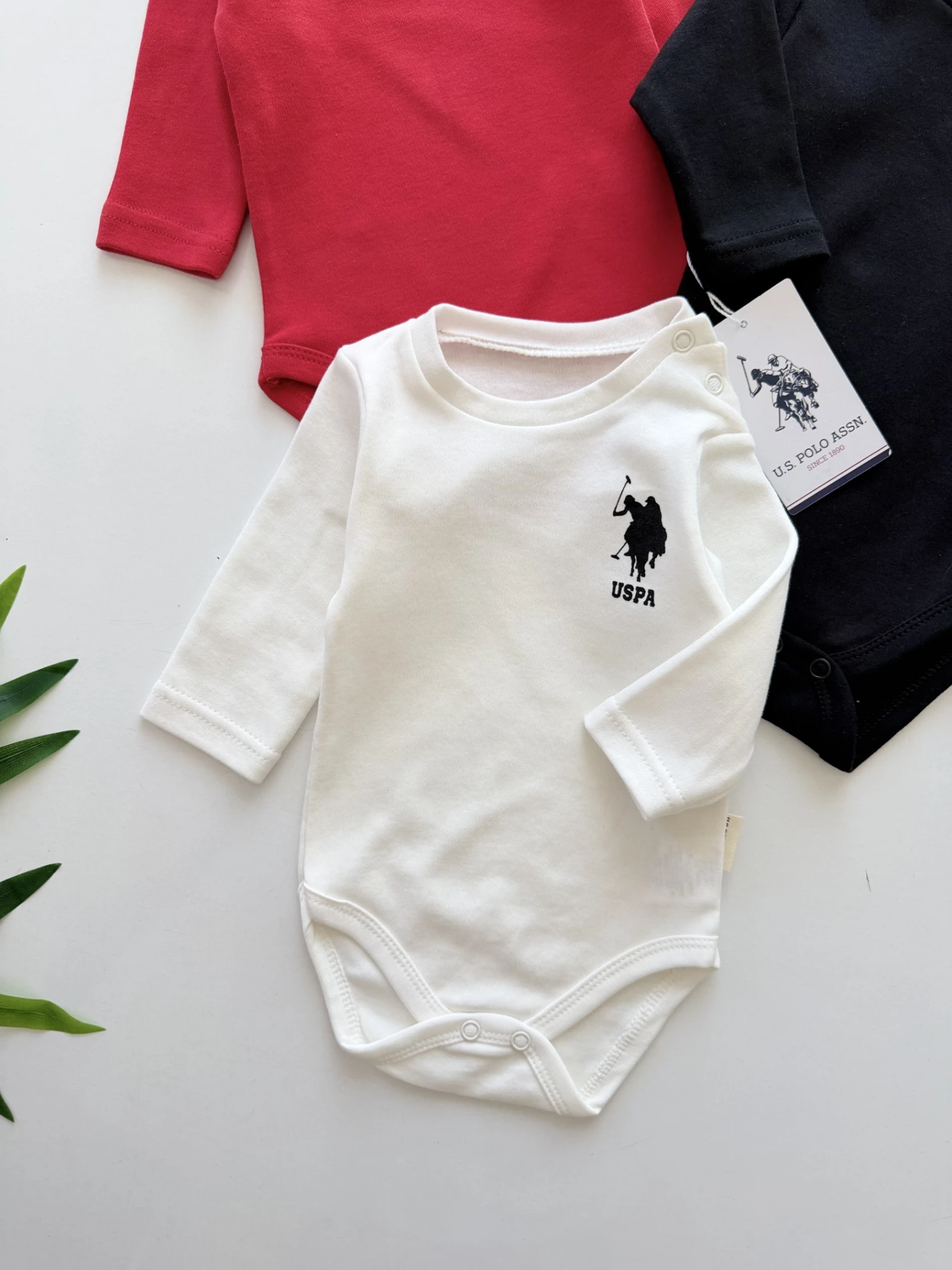 Marka 3’lü %100 Pamuk Zıbın Body