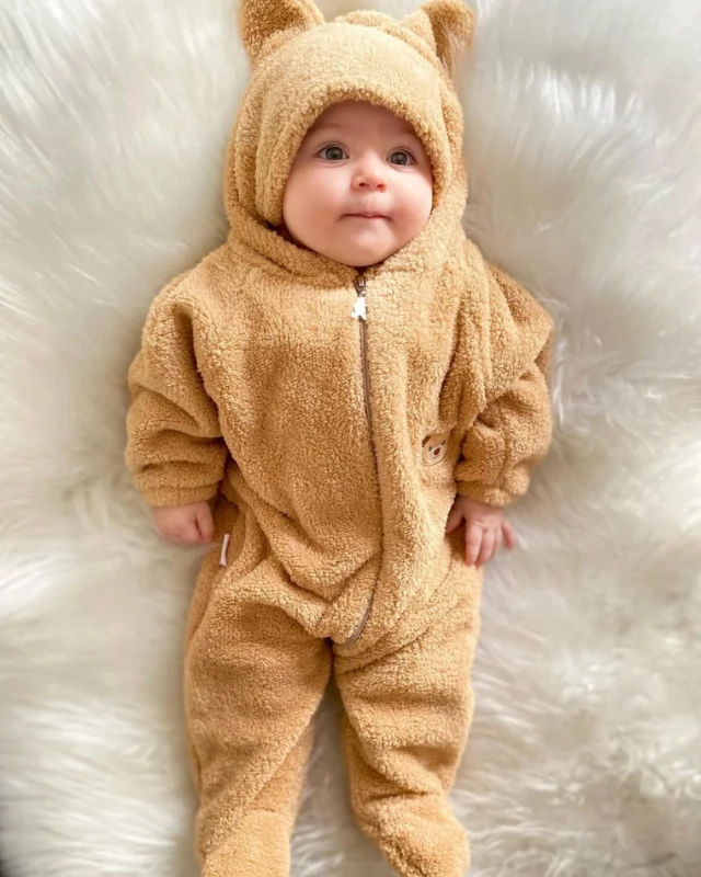 Bear Teddy Welsoft Kışlık Unisex Tulum