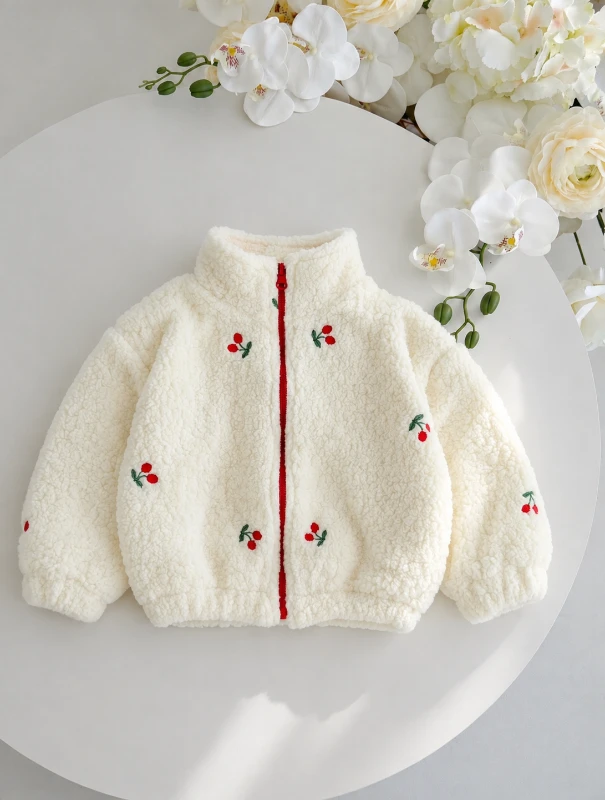 Cherry Peluş Astarlı Premium Mont Ceket