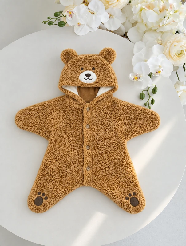 Teddy Bear Kışlık  Welsoft Yıldız Tulum