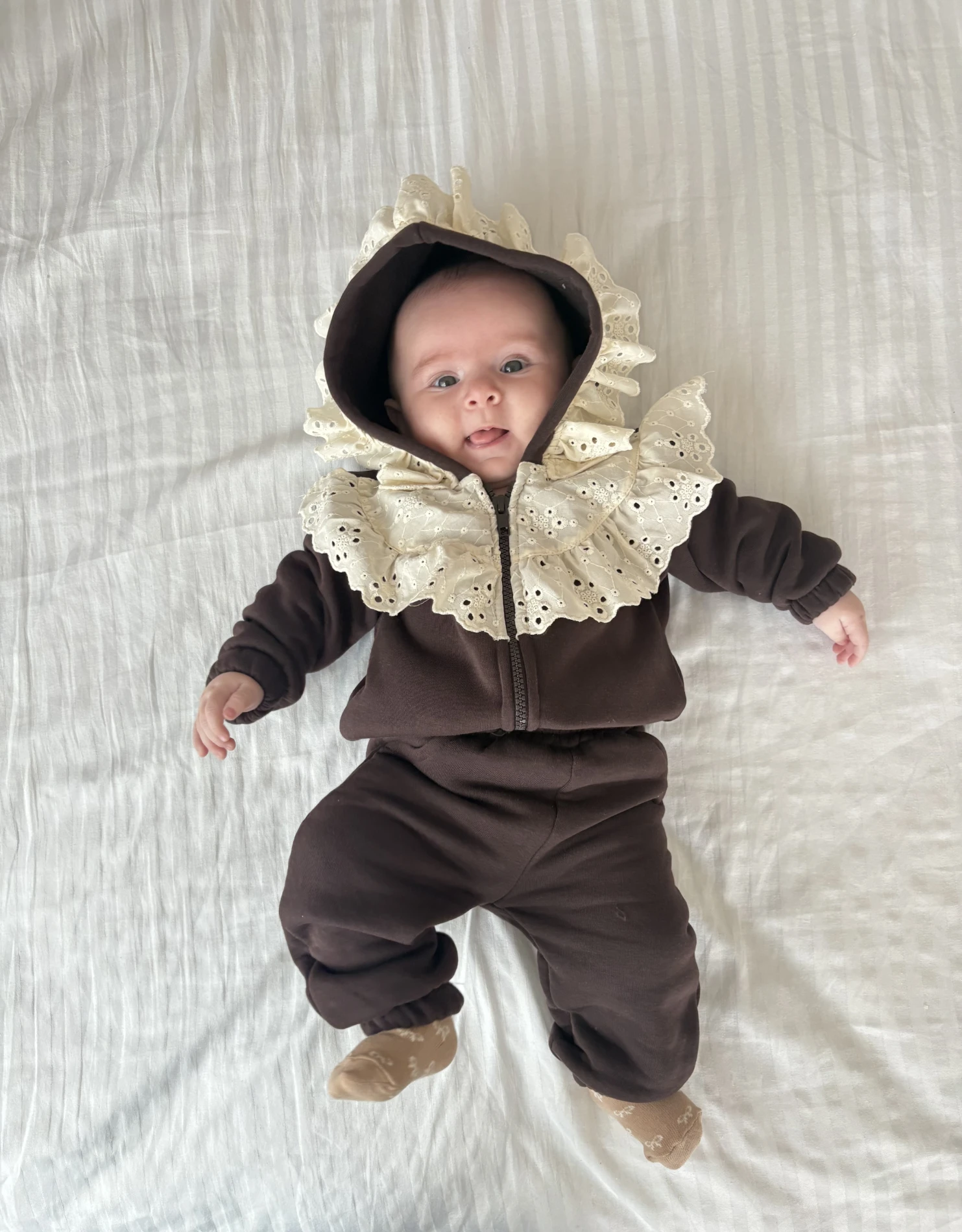 Fisto Baby 3 İp Şardonlu Kışlık Hırkalı Takım